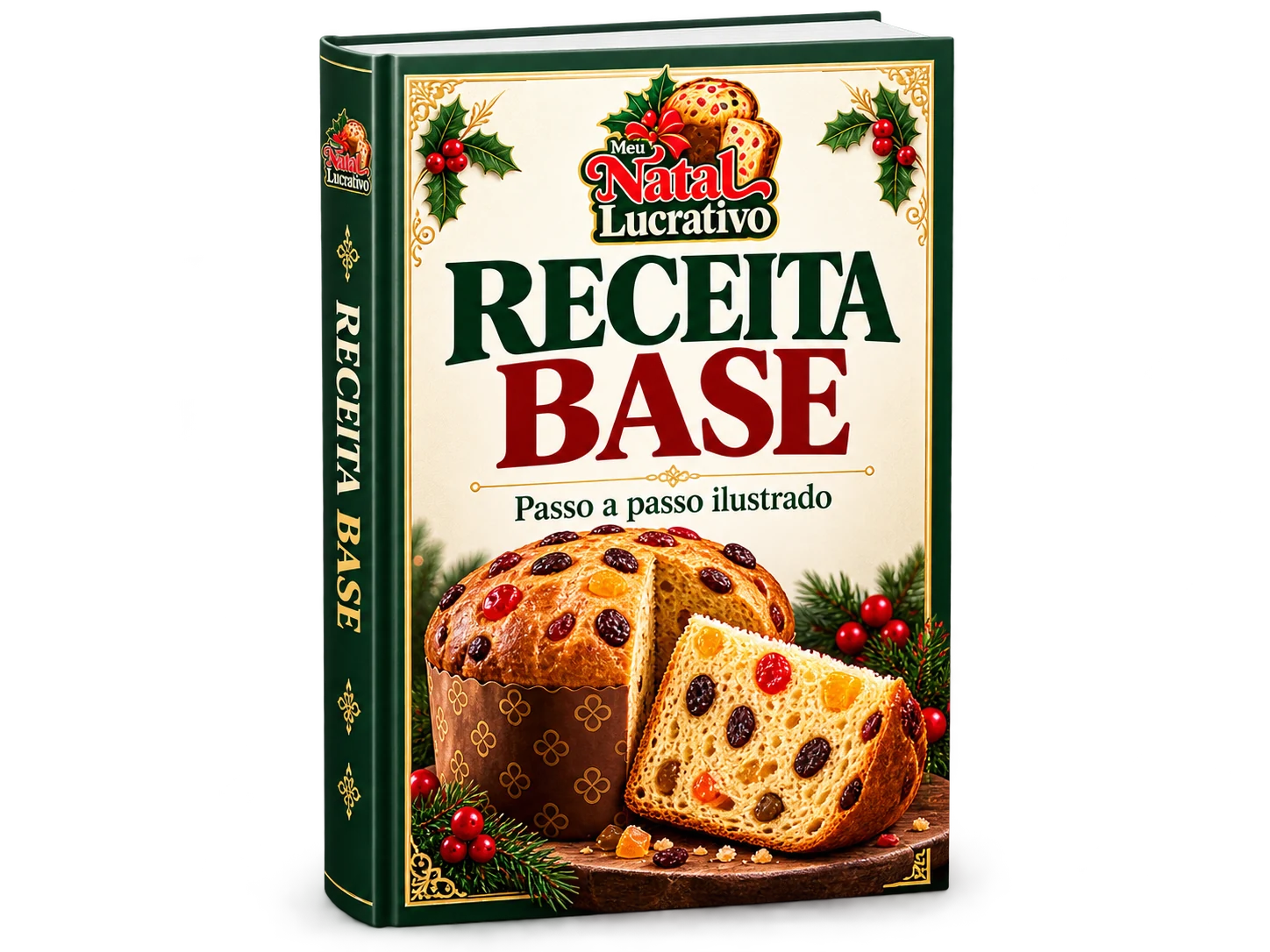 Mockup da receita base ilustrada